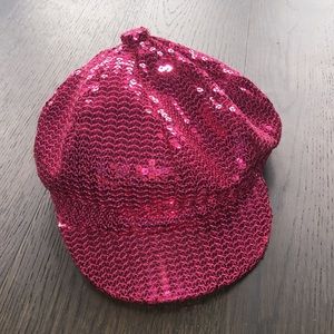 Disney parks pink sequin youth cap